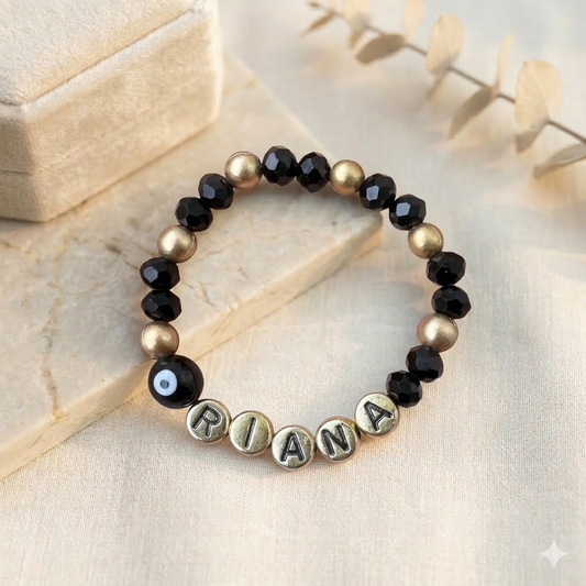 HOK Personalised Name Nazariya Bracelets - with and without charm