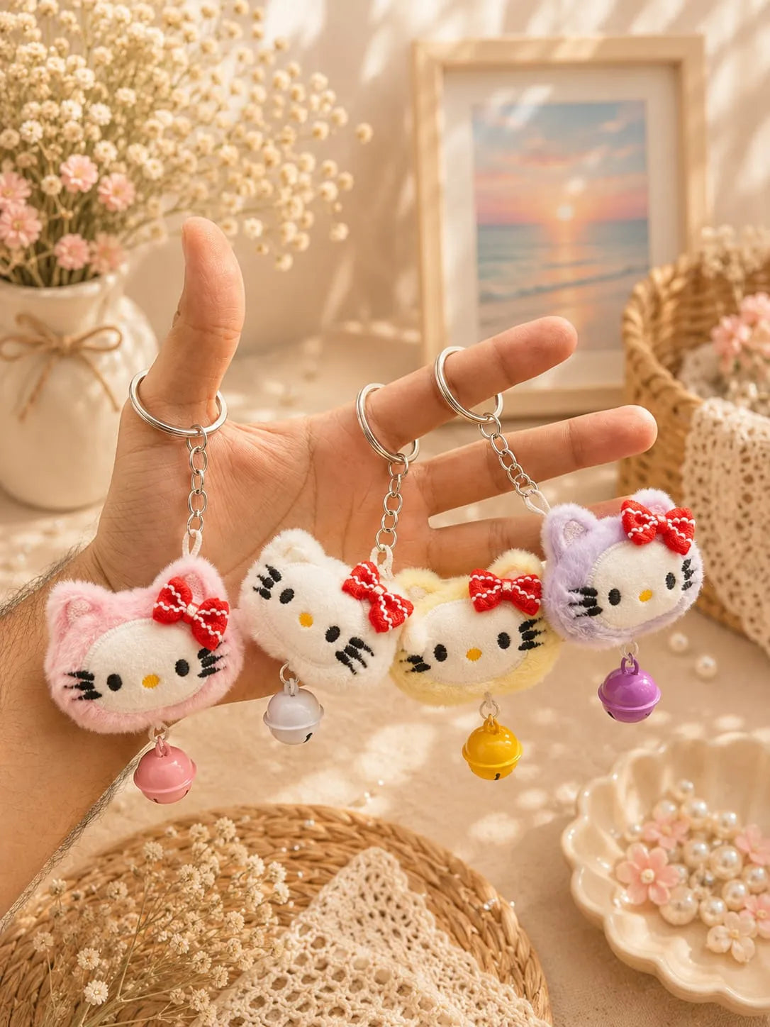 Hello Kitty Plush Keychain