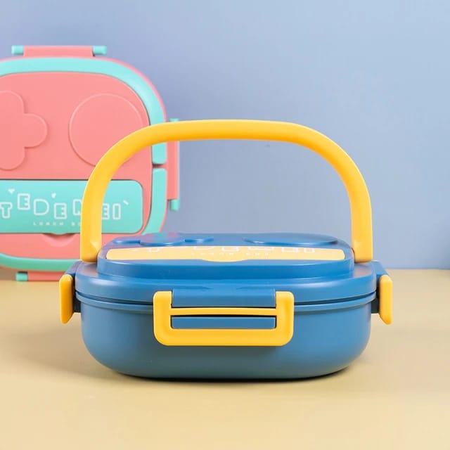 HOK 3 Compartment Bento Lunch Box with Fork