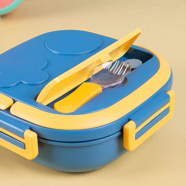 HOK 3 Compartment Bento Lunch Box with Fork