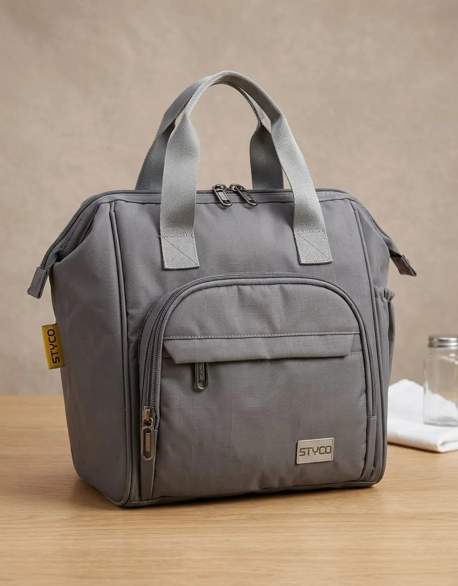 Large Capacity Diaper Bag for Moms with Multiple Pockets & Bottle Holders | Lunch Tote Bag