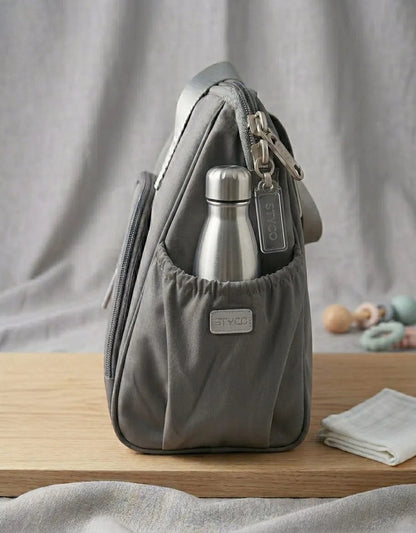 Large Capacity Diaper Bag for Moms with Multiple Pockets & Bottle Holders | Lunch Tote Bag