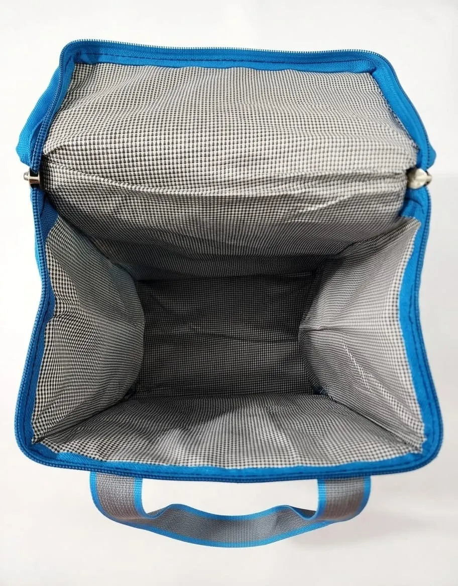Kids Insulated Lunch Bag with Front Pocket & Bottle Compartment