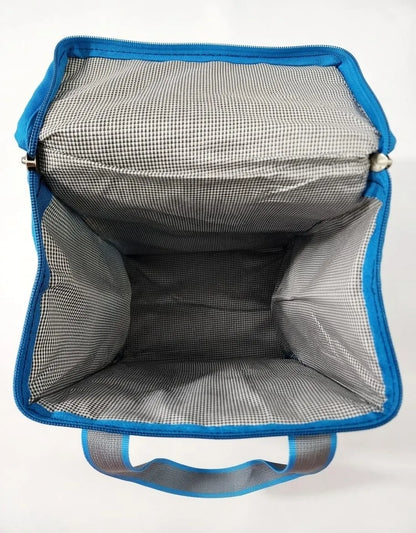 Kids Insulated Lunch Bag with Front Pocket & Bottle Compartment