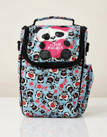 Kids Insulated Lunch Bag with Bottle Holder & Inner Pocket
