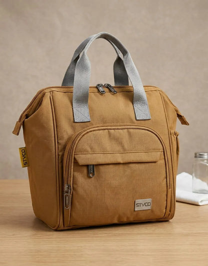 Large Capacity Diaper Bag for Moms with Multiple Pockets & Bottle Holders | Lunch Tote Bag