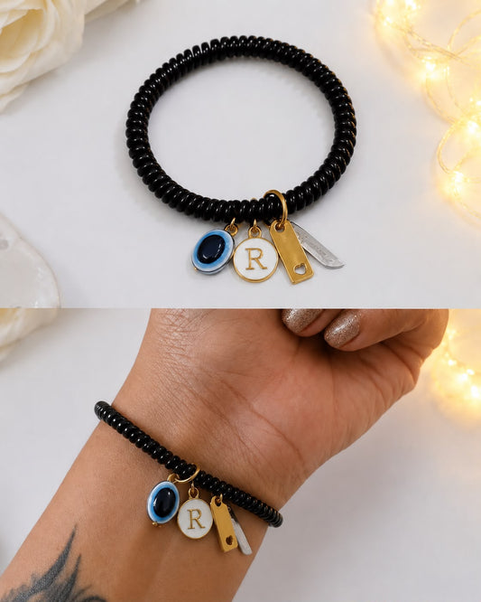 Personalised Nazar Battu with Initial Charm - Single
