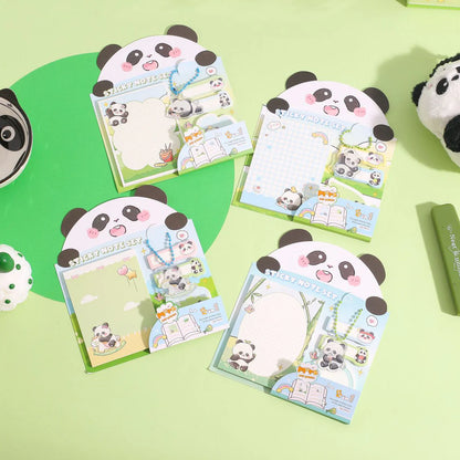 Cute Panda Puddle Sticky Note