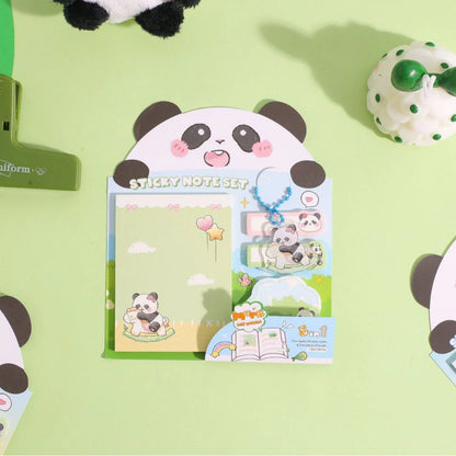 Cute Panda Puddle Sticky Note