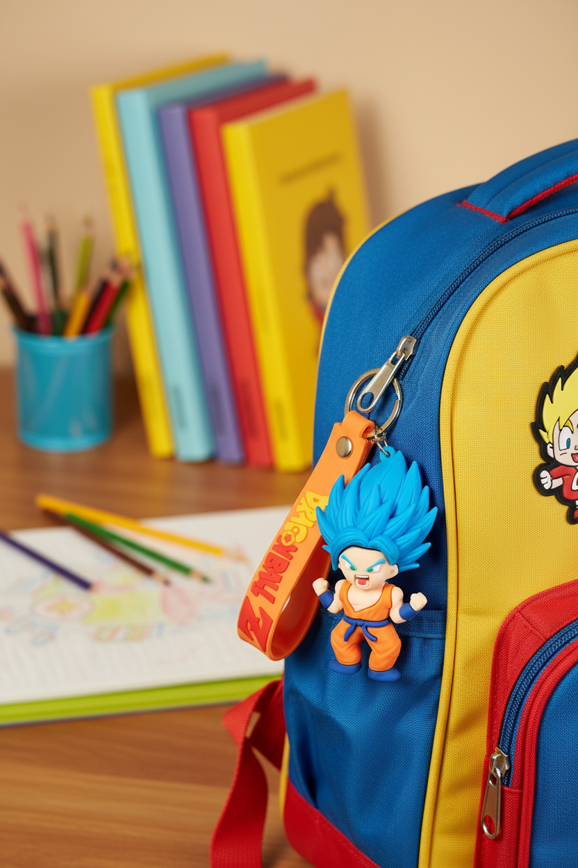 Goku Blue/Black Hair Keychain
