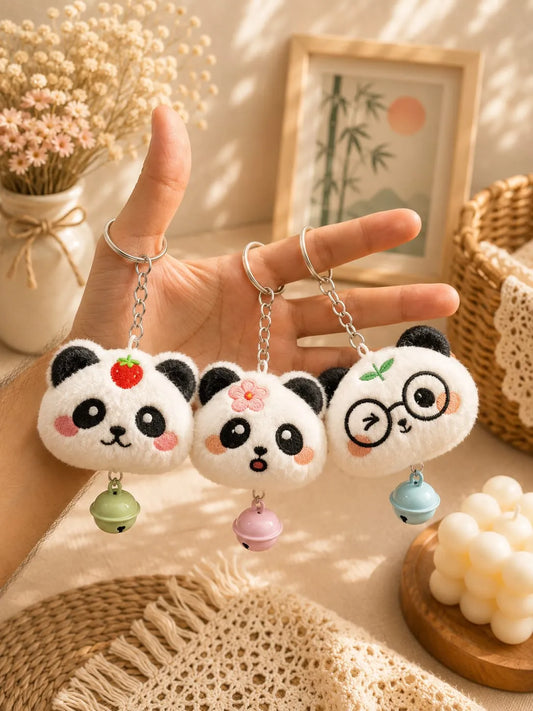 Panda Plush Keychain