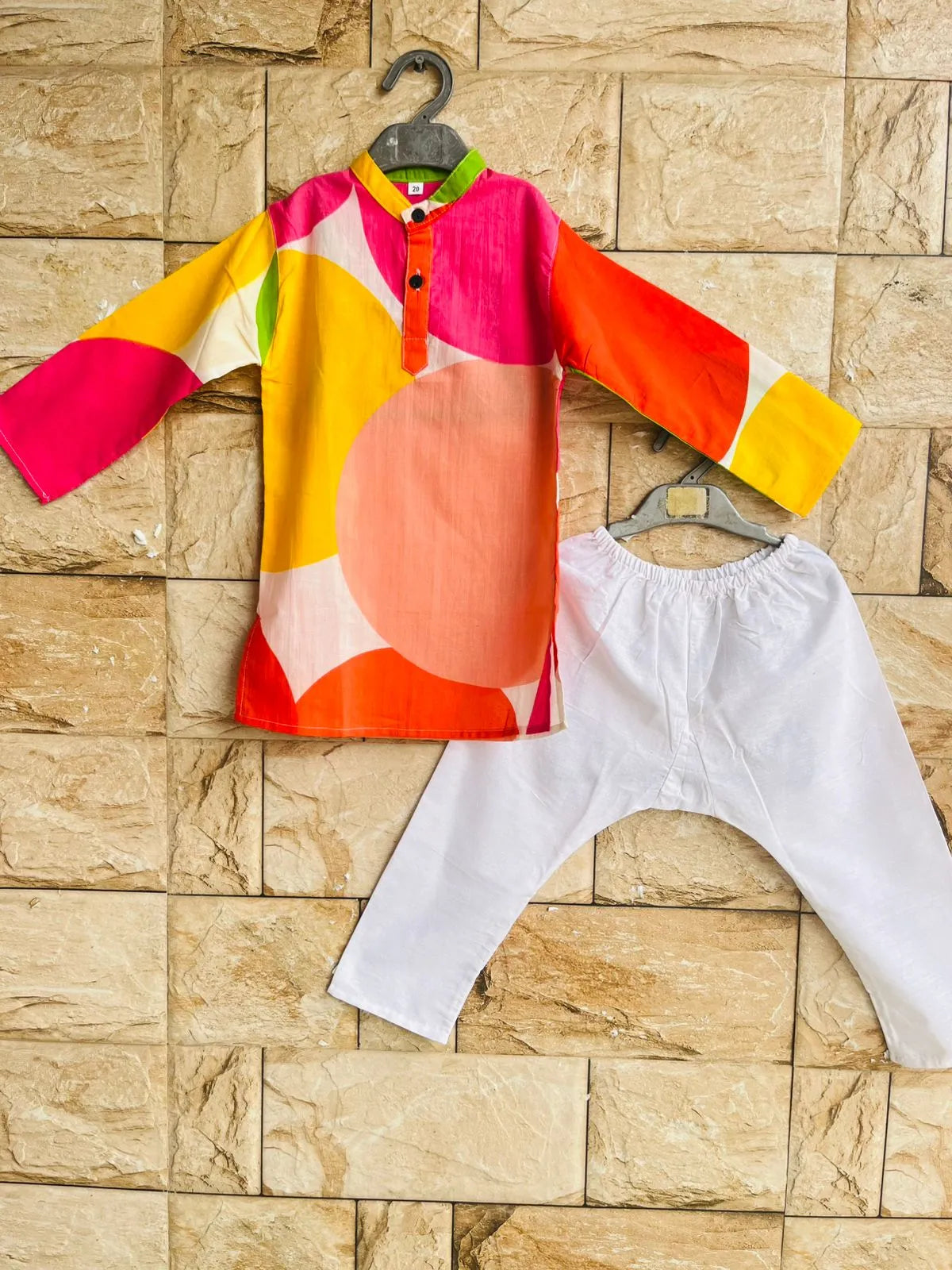 Kids Sibling Set | Boys Kurta Pajama & Girls Kurti Sharara Set