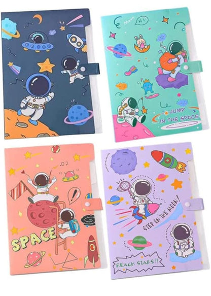 Space Theme File Folder for Kids | Certificates Pouch Holder | Kids Folder | Return Gifts Folder for Kids