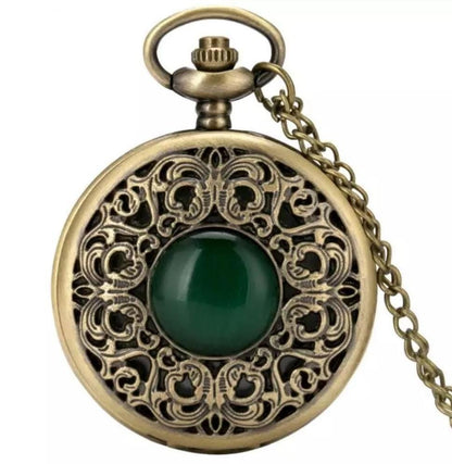 Vintage Style Pocket Watch Keychain