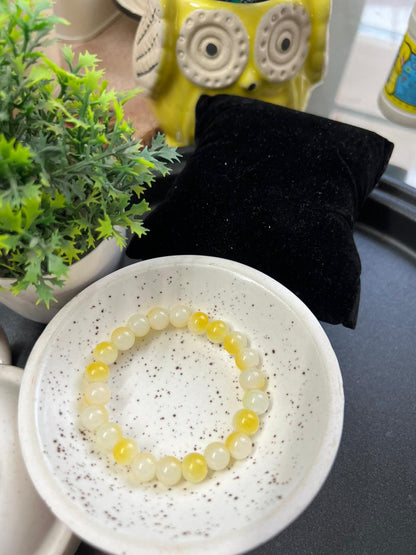 HOK Shaded Glass Beads Bracelets - 8mm