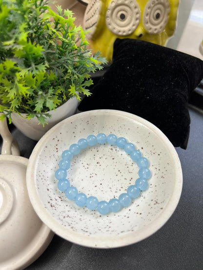HOK Plain Glass Beads Bracelets - 8mm