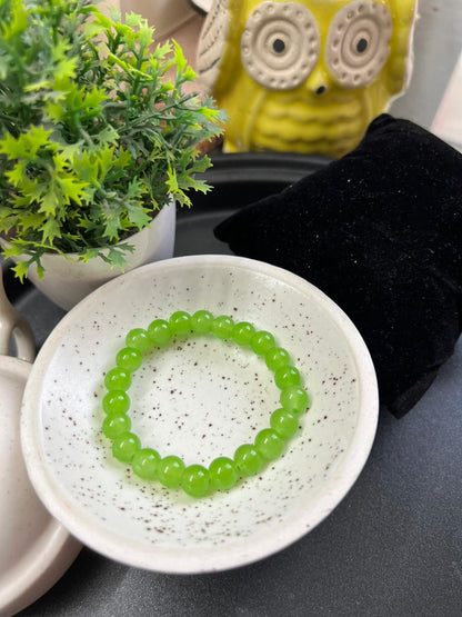HOK Plain Glass Beads Bracelets - 8mm
