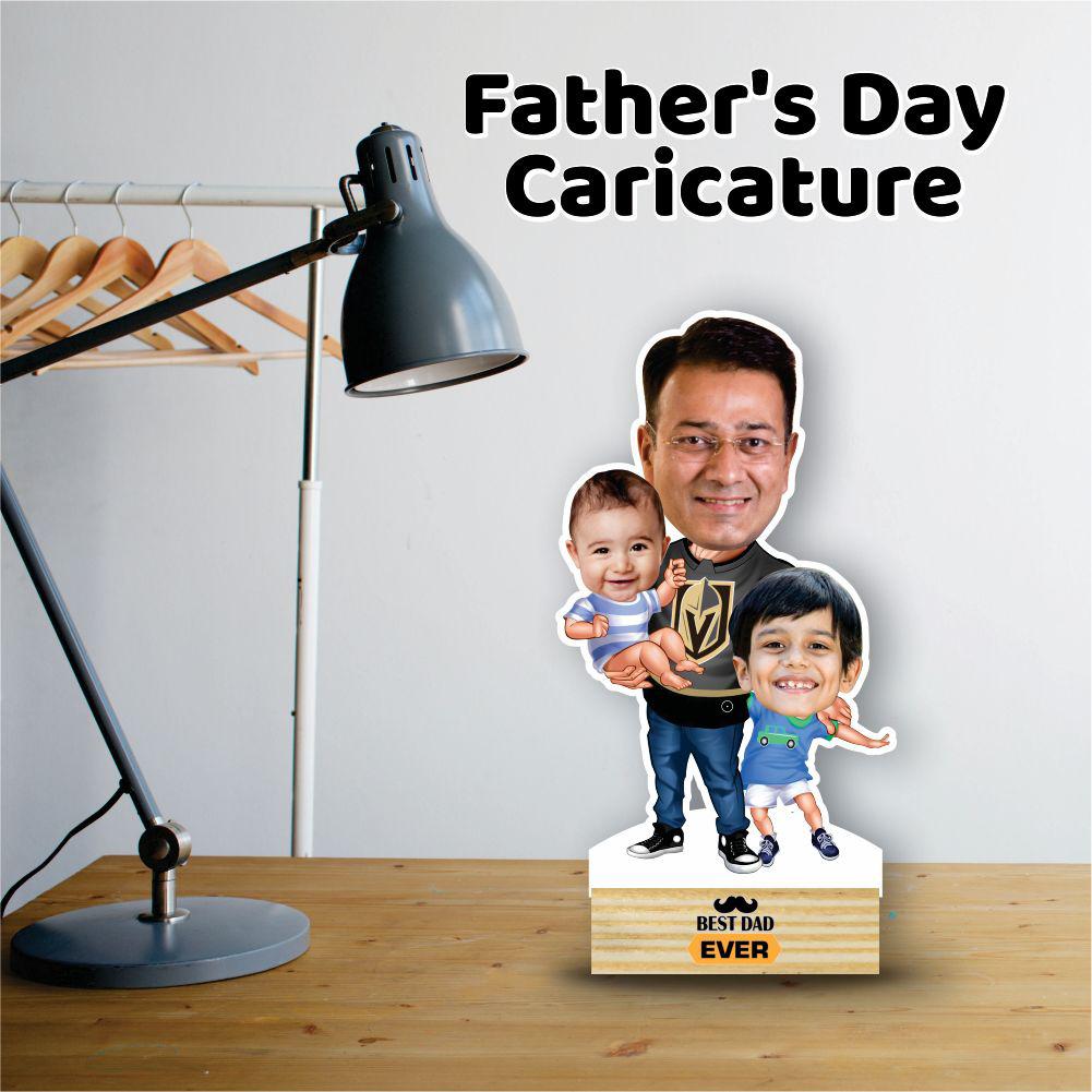 Father’s Day Caricatures (Table Stand)