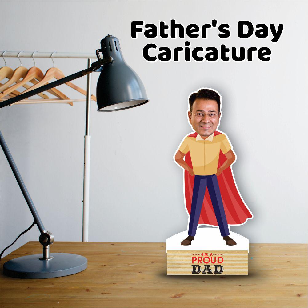 Father’s Day Caricatures (Table Stand)