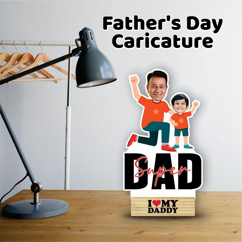 Father’s Day Caricatures (Table Stand)