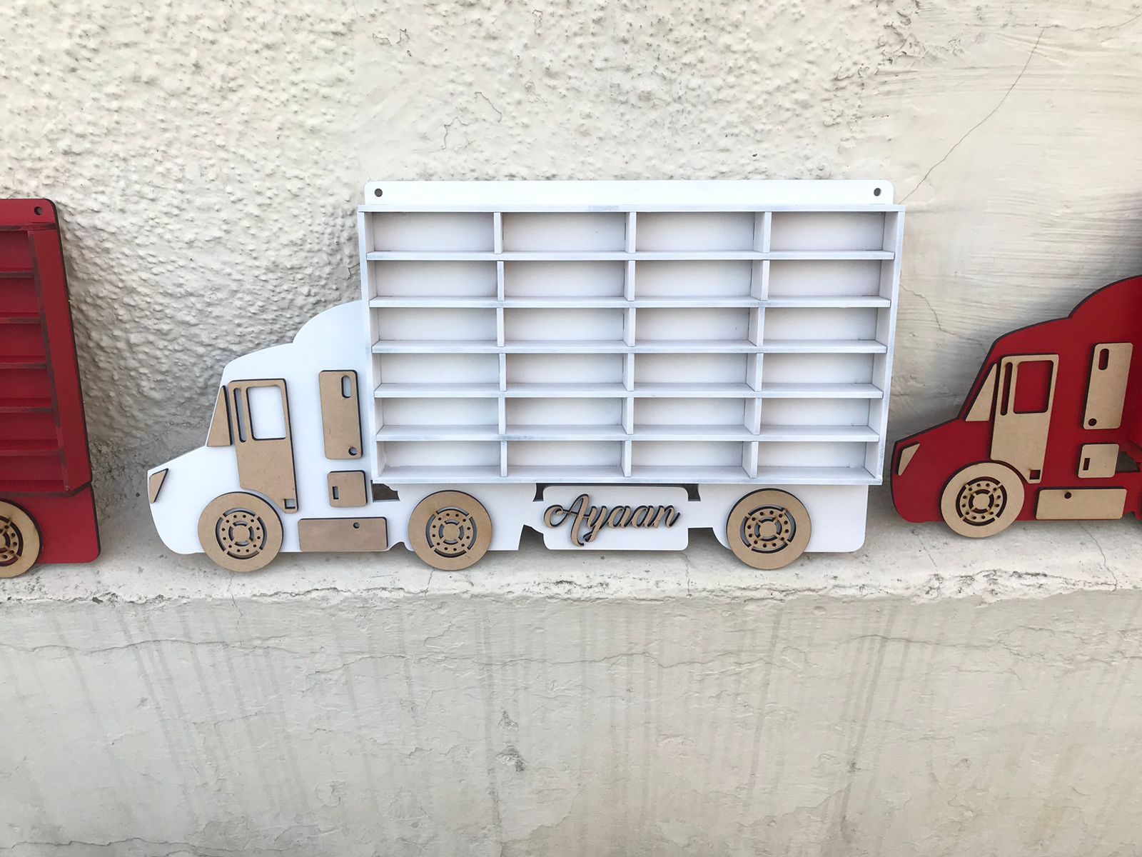 HOK Personalized Hot Wheels Car Organizer Truck