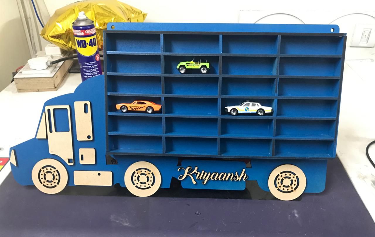 Personalised Hot Wheels Car Organiser Truck