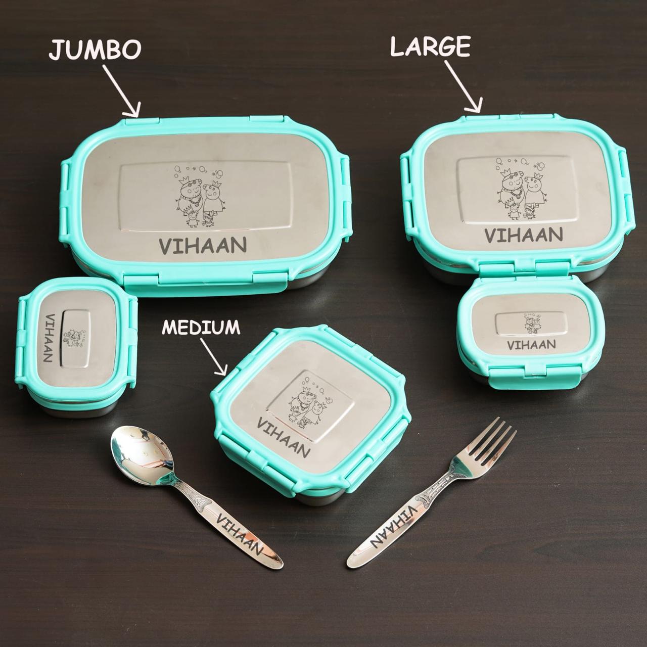 Personalized Veigo Lunch Box Set