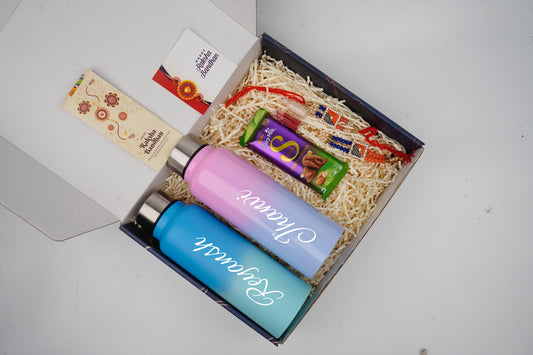 HOK Personalized Bhai Bhabhi Rakhi Hamper