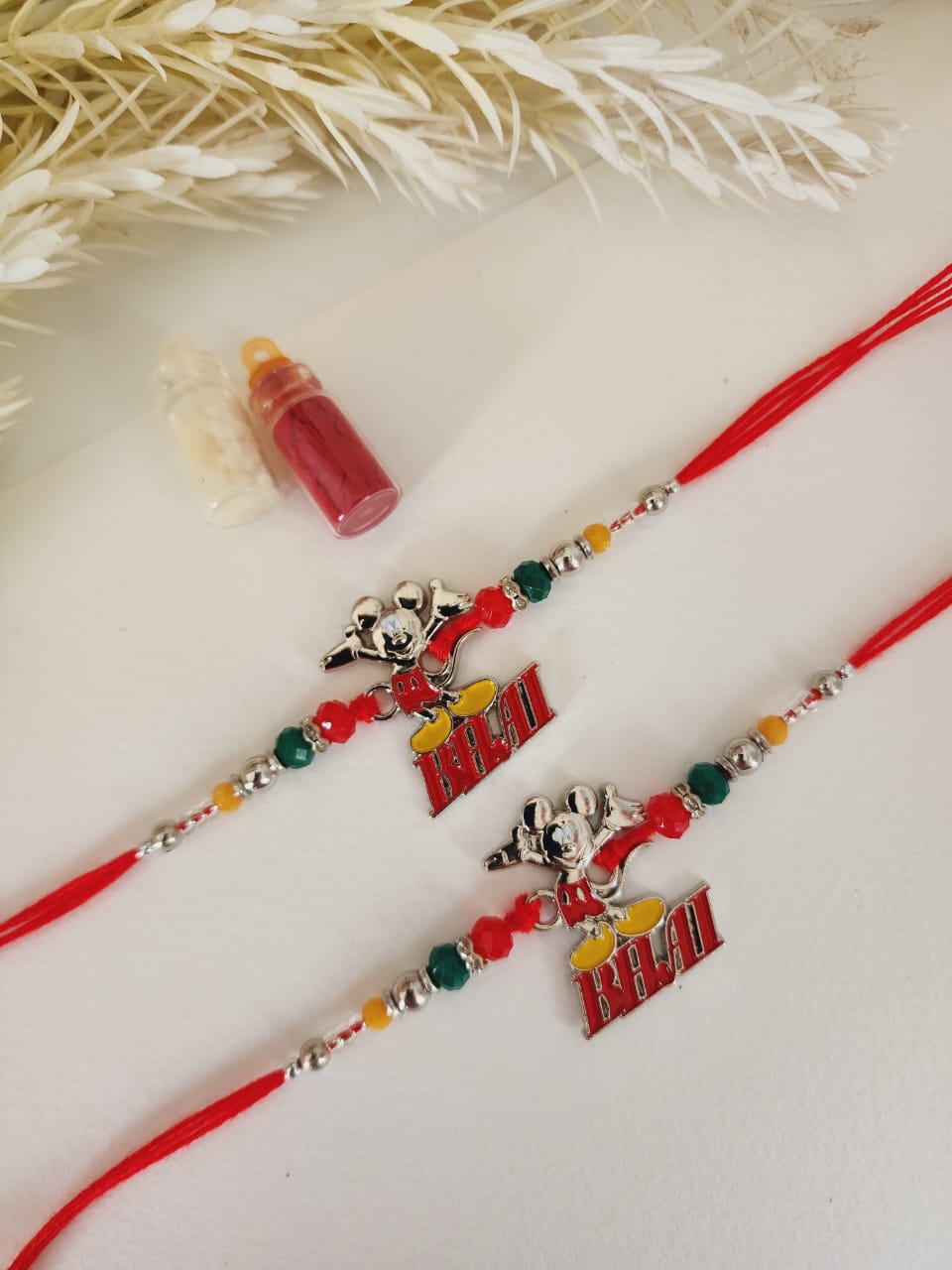 HOK Mickey Design Rakhi