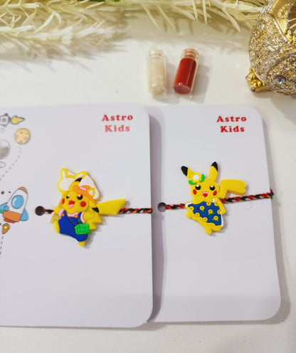 HOK Pikachu/Captain America Thread Rakhi