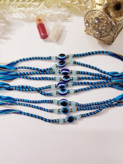 HOK Beautiful Evil Eye Rakhi