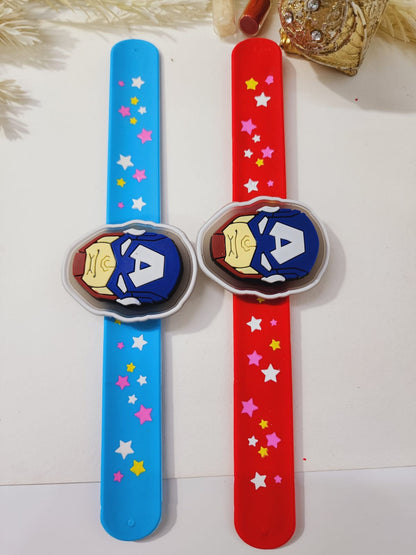 HOK Kids LED Space/Captain America Slap Band