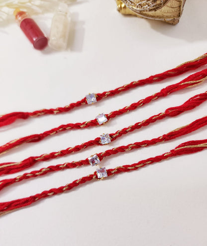 HOK Red Diamond Rakhi