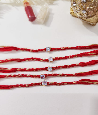 HOK Red Diamond Rakhi