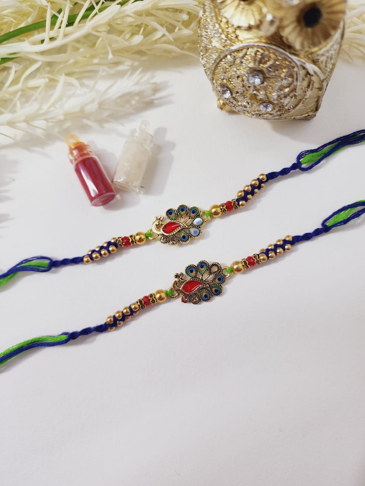 HOK Peacock Rakhi