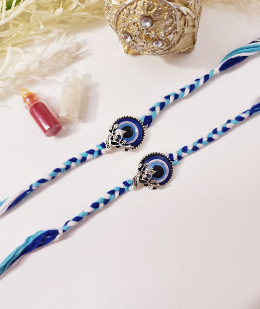 HOK Beautiful Evil Eye Rakhi