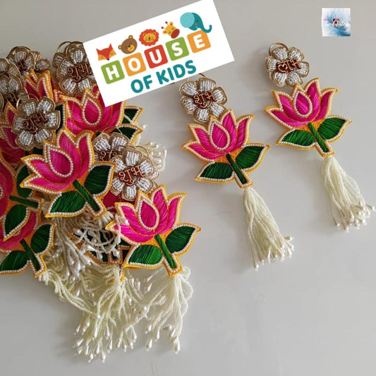 HOK Lotus Shubh-Labh Pair Hanging