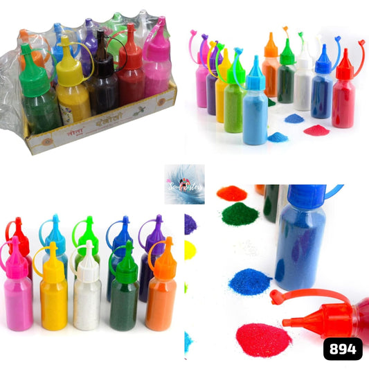 HOK 10pc Rangoli Bottle Set