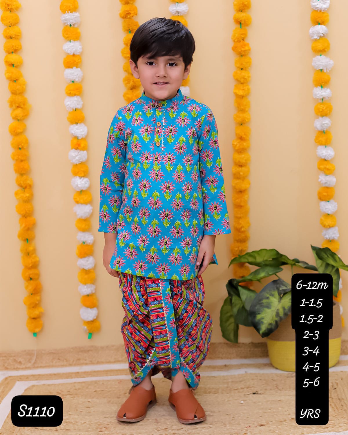 HOK Boys Kurta Dhoti Set