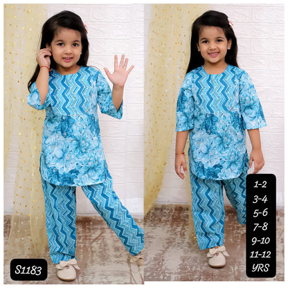 HOK Girls Kurti Pant Set