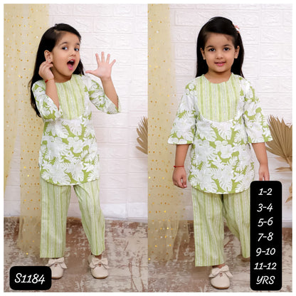 HOK Girls Kurti Pant Set