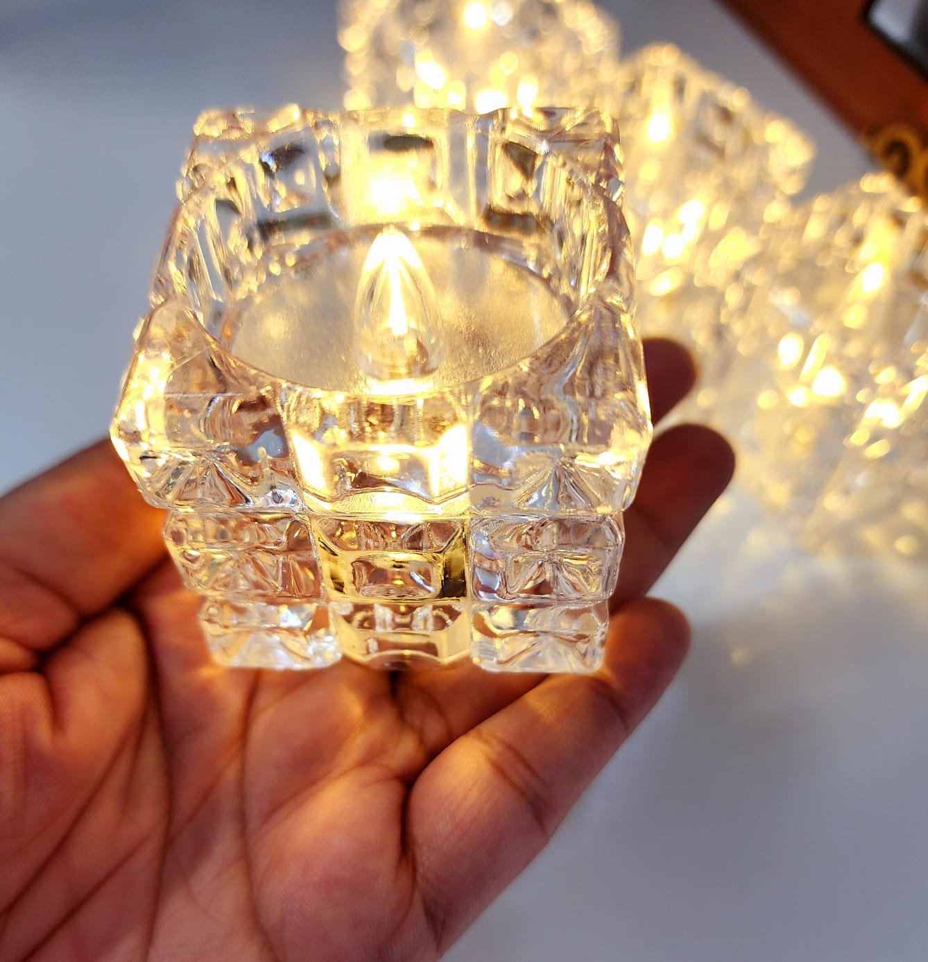 HOK LED Diamond Candle- Pack of 2pc