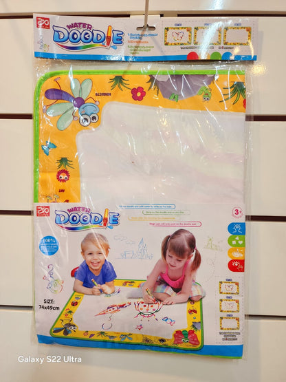 HOK Kids Water Doodle Mat with Rainbow Color Swatches