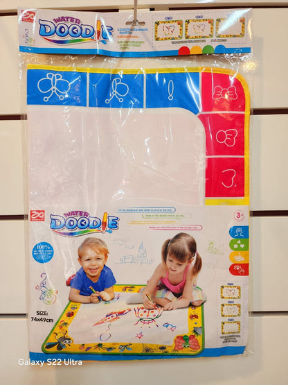HOK Kids Water Doodle Mat with Rainbow Color Swatches