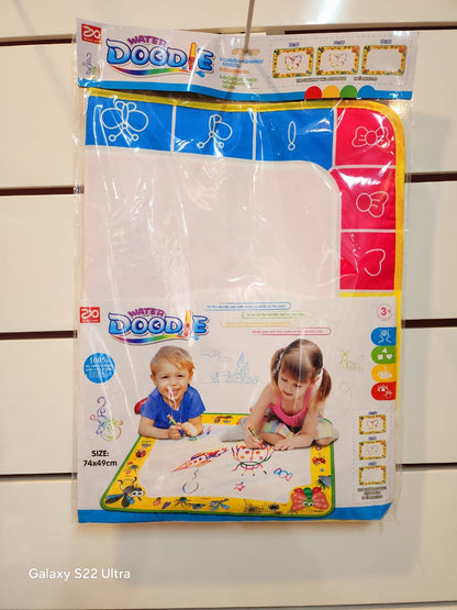 HOK Kids Water Doodle Mat with Rainbow Color Swatches