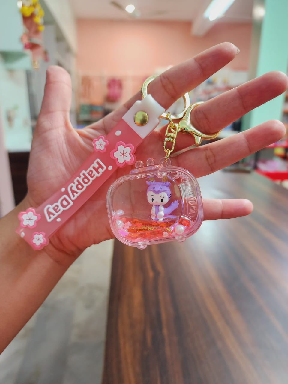 HOK Cute Unicorn/Panda Water Keychain