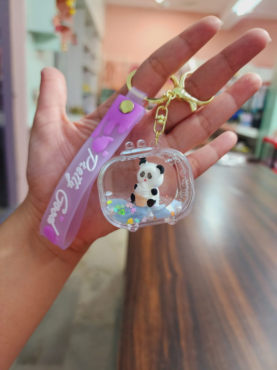 HOK Cute Unicorn/Panda Water Keychain