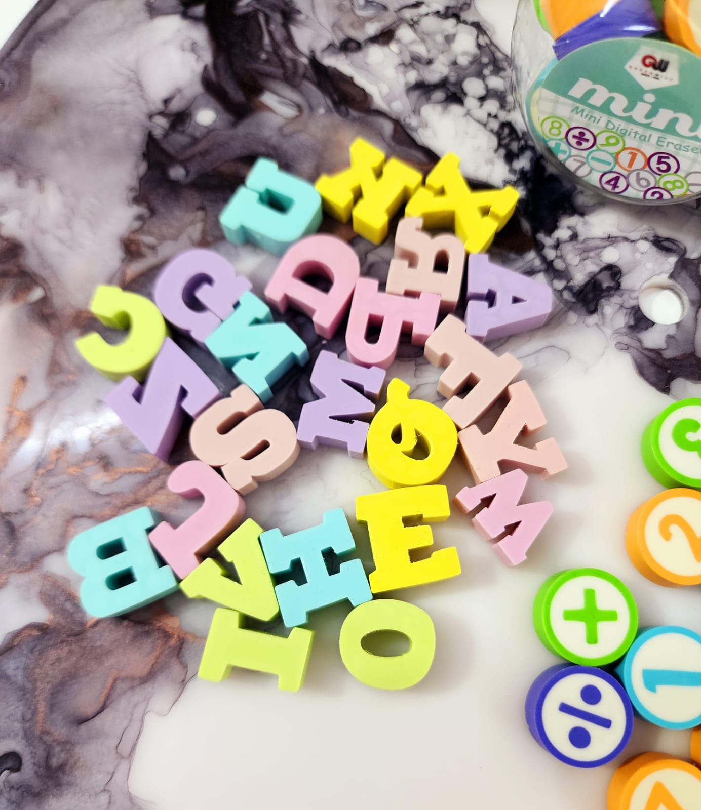 HOK Mini Alphabet/Number Erasers