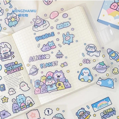 HOK Astronaut Kawaii 100 pc Sticker Box| Sticker Gift Box