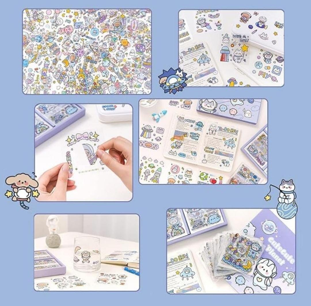 HOK Astronaut Kawaii 100 pc Sticker Box| Sticker Gift Box